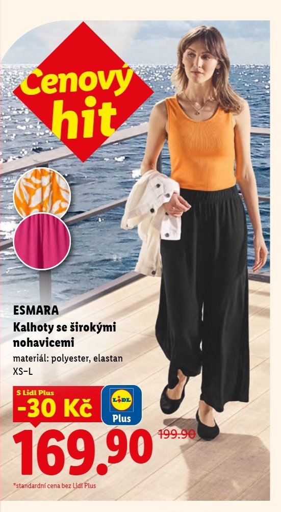 Esmara Kalhoty se širokými nohavicemi