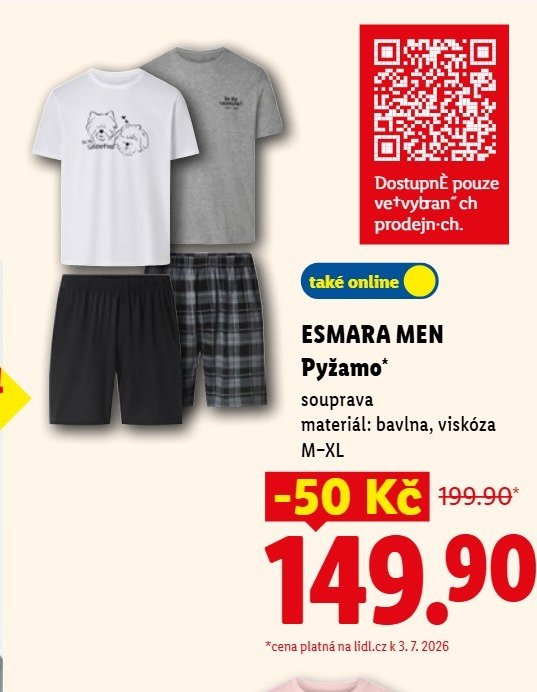 ESMARA MEN Pyžamo