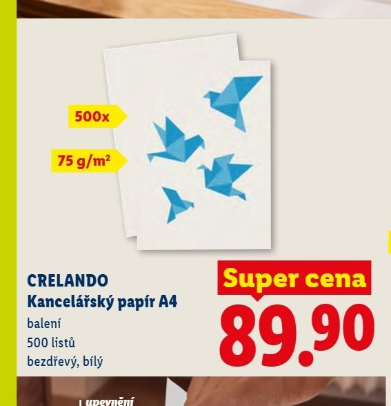 CRELANDO Kancelářský papír A4