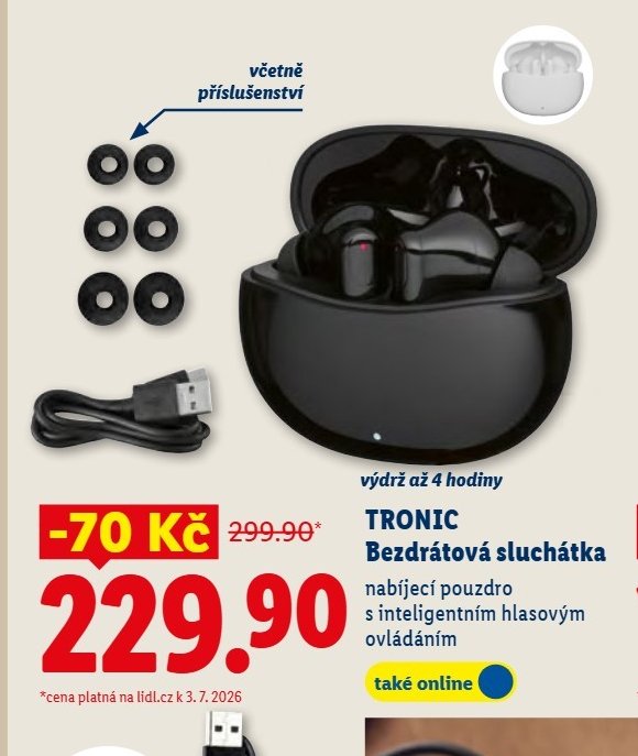 TRONIC Bezdrátová sluchátka