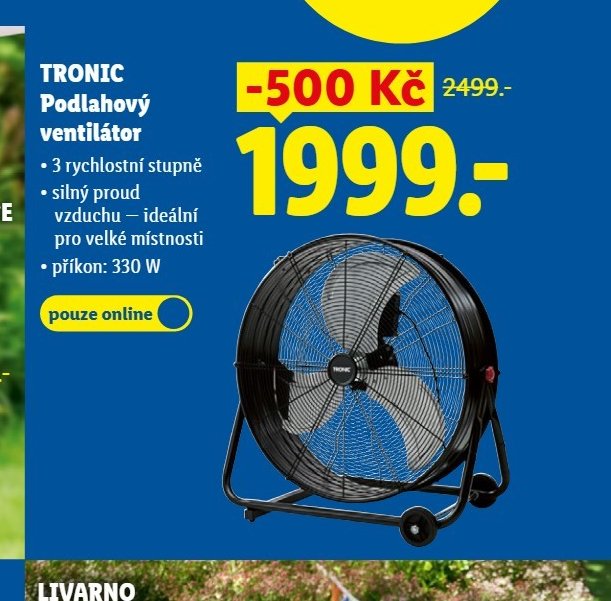 TRONIC Podlahový ventilátor