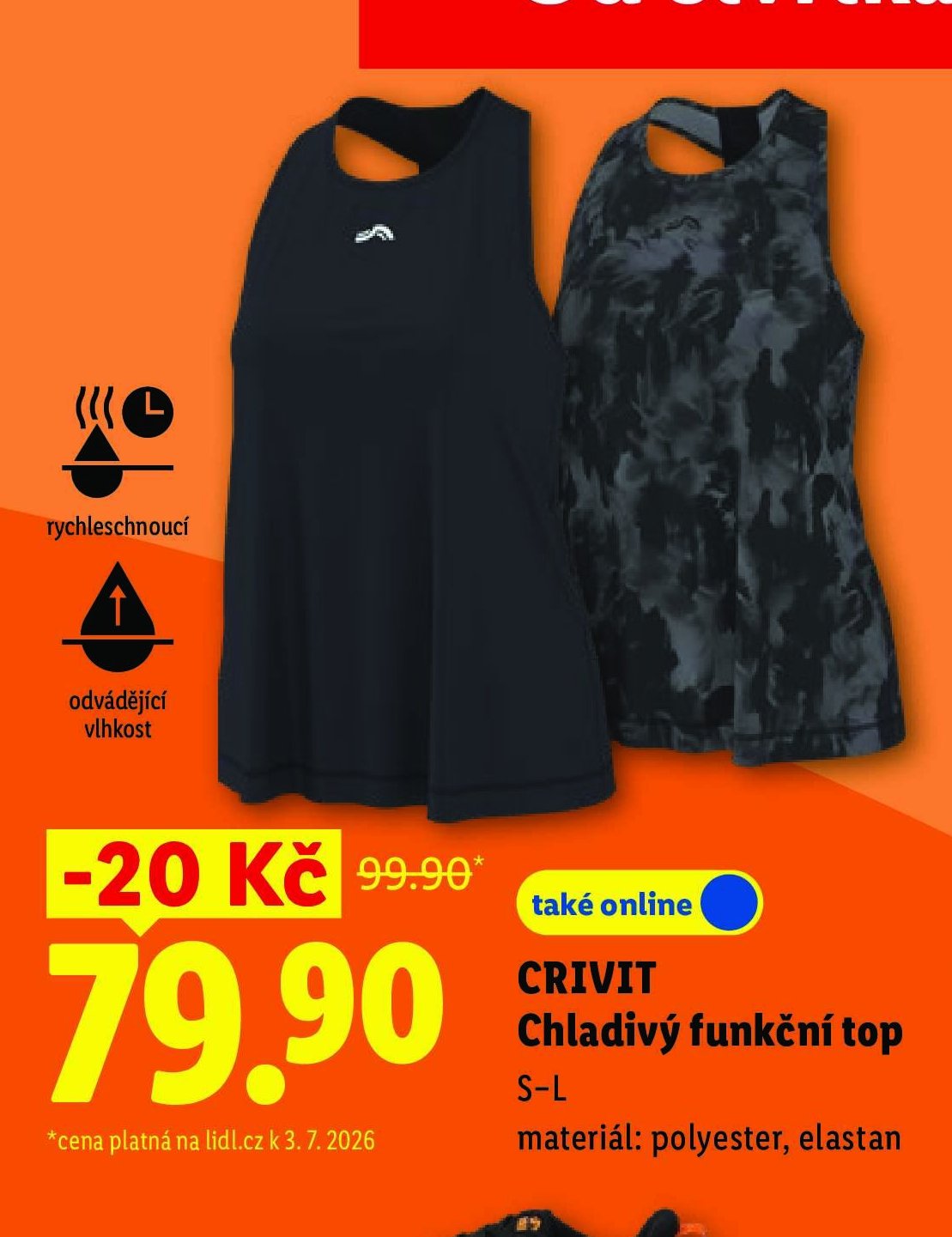 CRIVIT Chladivý funkční top - Lidl aktualniletaky.eu