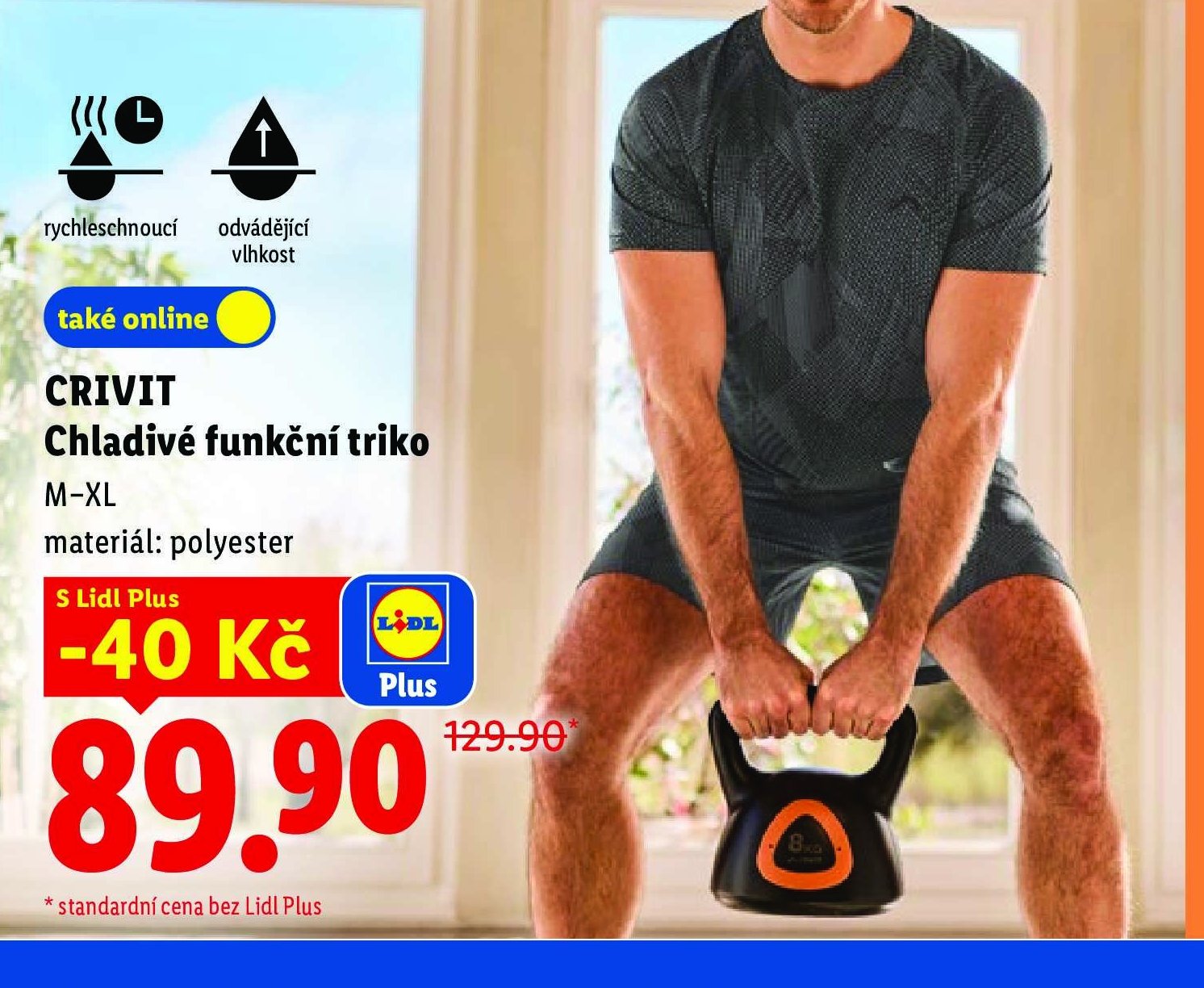 CRIVIT Chladivé funkční triko - Lidl aktualniletaky.eu