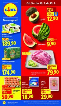 aktuální leták Lidl 16.7.2026-19.7.2026