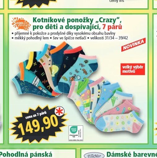 Kotníkové ponožky 