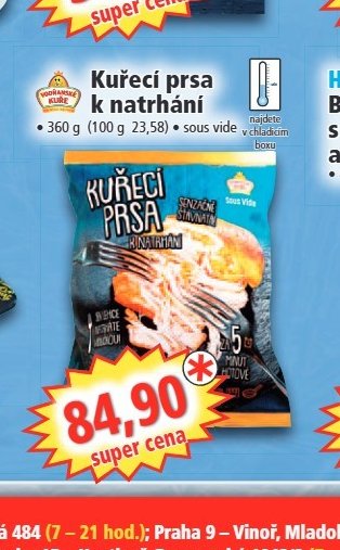 Kuřecí prsa k natrhání