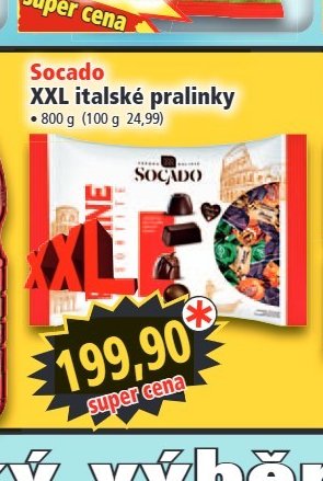 Socado XXL italské pralinky