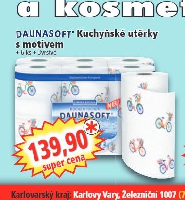 DAUNASOFT Kuchyňské utěrky