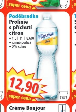 Poděbradka Prolinie s příchutí citron
