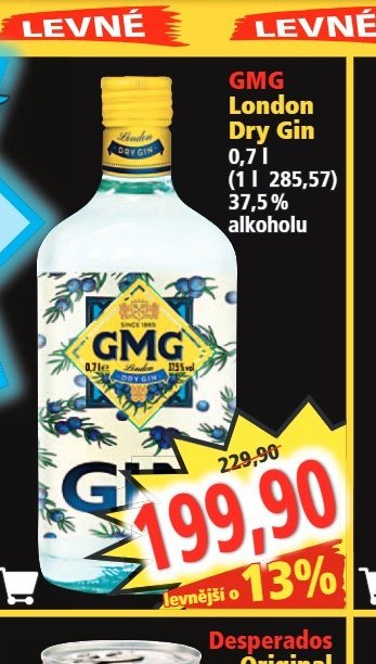 GMG London Dry Gin 0,7 l
