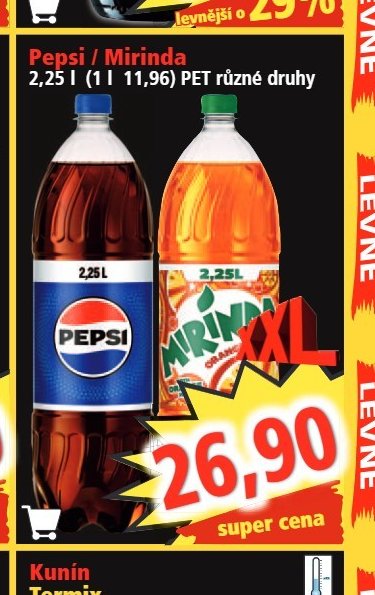 Pepsi / Mirinda 2,25 l