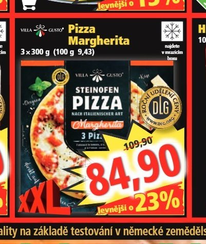 VILLA GUSTO Pizza Margherita