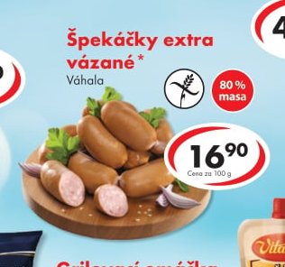 Špekáčky extra vázané