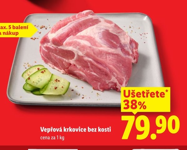 Vepřová krkovice bez kosti