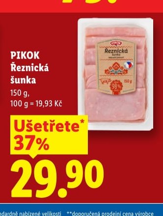PIKOK Řeznická šunka