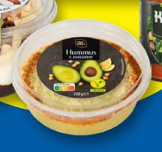 Hummus s avokádem