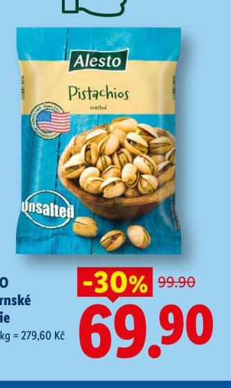 ALESTO Kalifornské pistácie