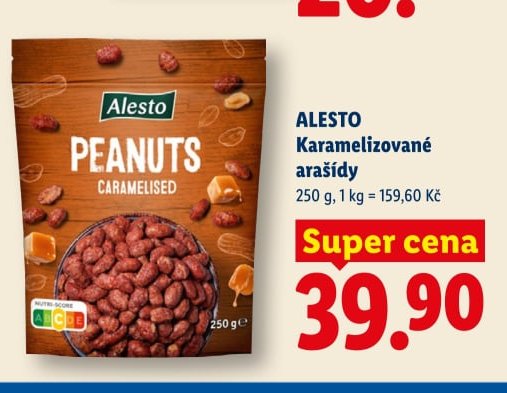 ALESTO Karamelizované arašídy