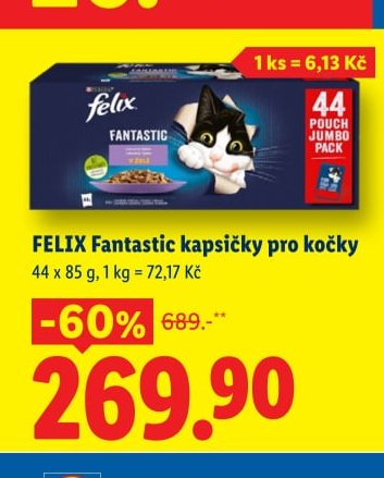 FELIX Fantastic kapsičky pro kočky