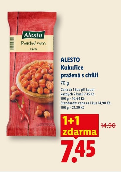 ALESTO Kukuřice pražená s chilli