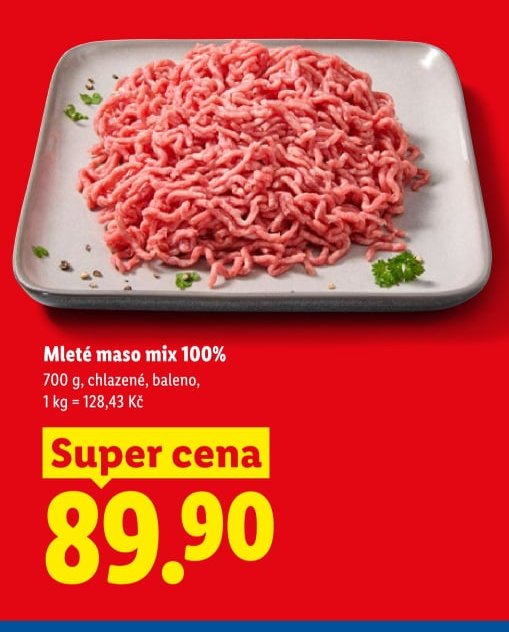 Mleté maso mix 100%