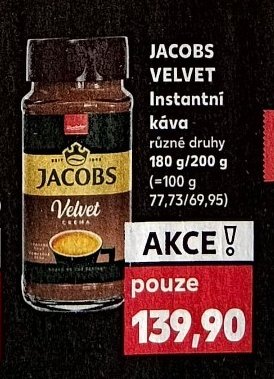 JACOBS VELVET Instantní káva
