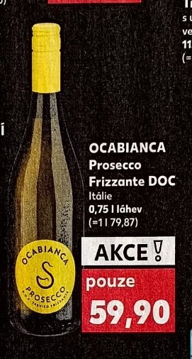 Ocabianca Prosecco Frizzante DOC