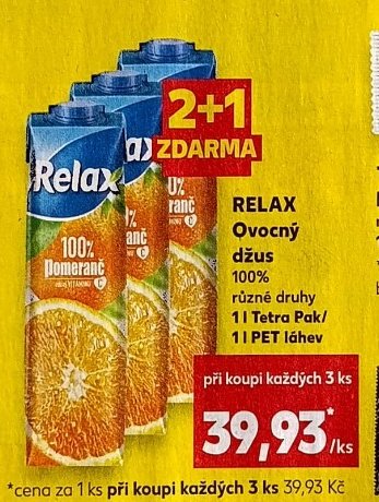 Relax Ovocný džus