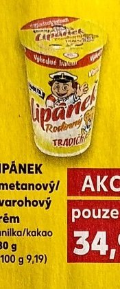 Lipánek Smetanový/Tvarohový krém