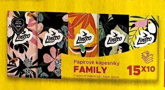 Linteo Papírové kapesníky