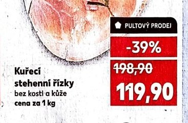Kuřecí stehenní řízky