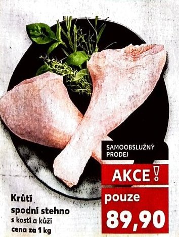 Krůtí spodní stehno
