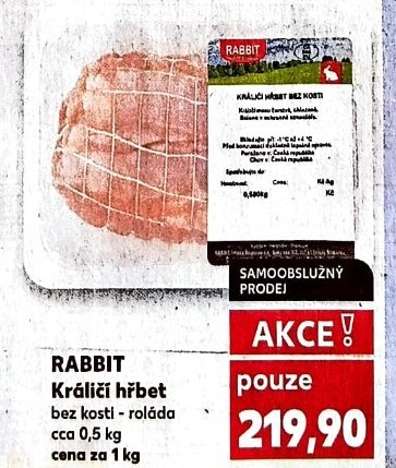 RABBIT Králičí hřbet