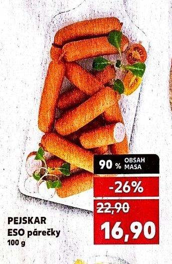 PEJSKAR ESO párečky 100 g