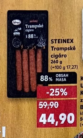 STEINEX Trampské cigáro 260 g