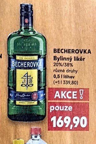Becherovka Bylinný likér
