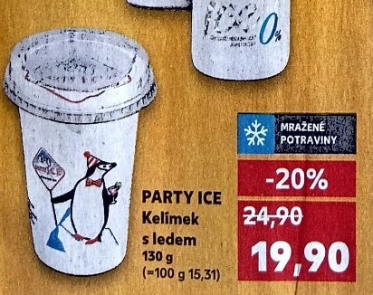 Party Ice Kelímek s ledem