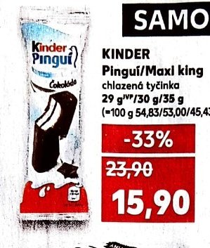 KINDER Pinguí/Maxi king