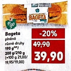 Bageta plněná