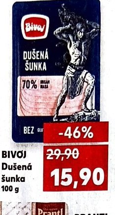 Bivoj Dušená šunka