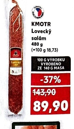 Kmotr Lovecký salám
