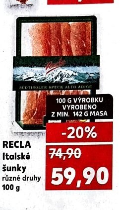 Recla Italské šunky