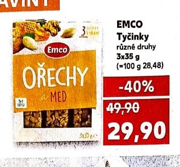 EMCO Tyčinky