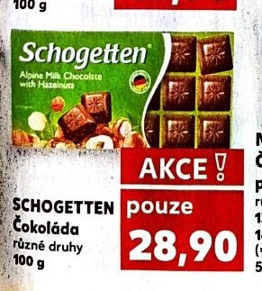SCHOGETTEN Čokoláda