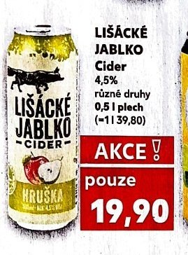 Lišácké Jablko Cider