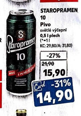 Staropramen 10 Pivo