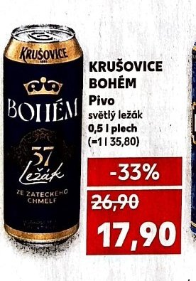 Krušovice Bohém Pivo