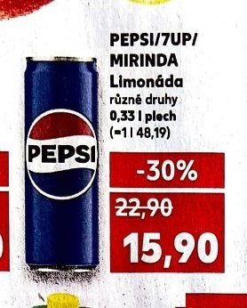 Pepsi/7UP/Mirinda limonáda