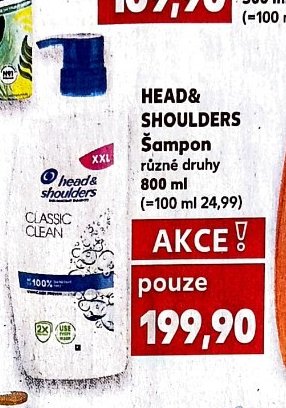 HEAD & SHOULDERS Šampon různé druhy 800 ml