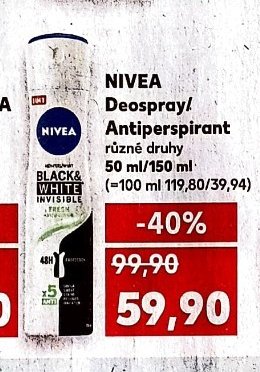 NIVEA Deospray/ Antiperspirant 50 ml/150 ml